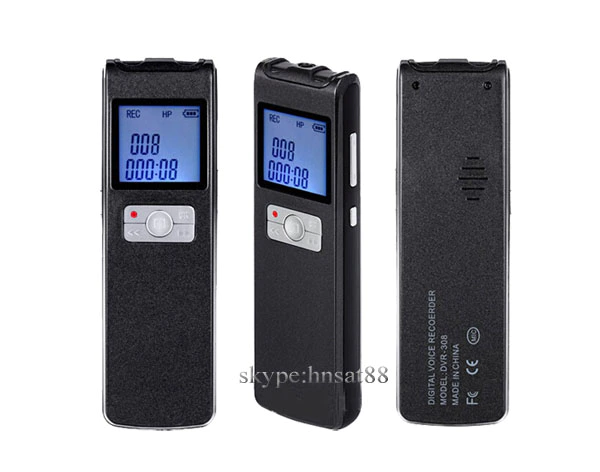 Wireless 100Meters Remote Long distance digital Voice Recording Device High Built-in Battery