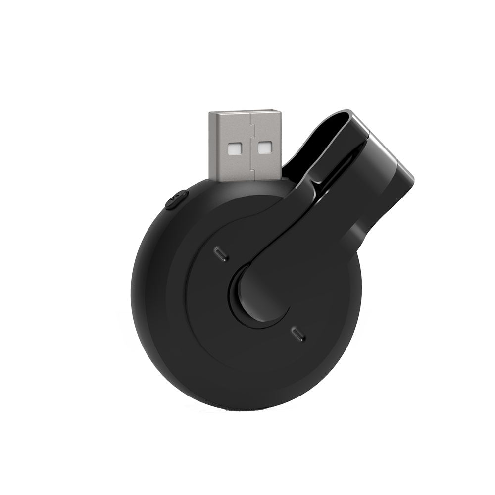 New Round Back Clip Wearable Mini USB Recorder with MP3