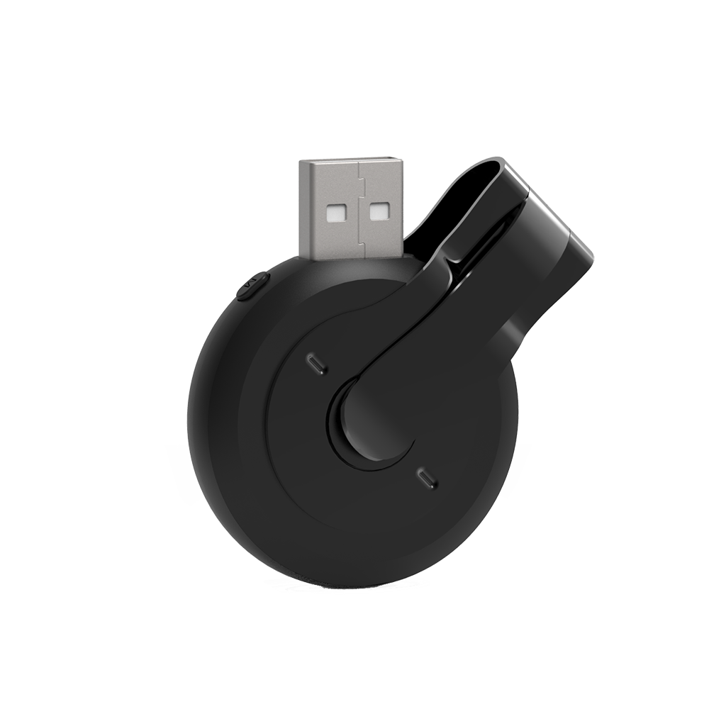 New Round Back Clip Wearable Mini USB Recorder with MP3