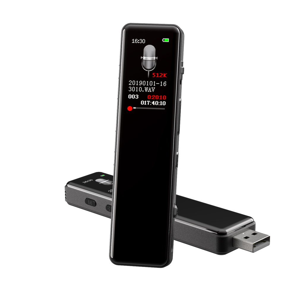 Mini Size Professional 1536kbps Multi-function USB LCD MP3 Digital Voice Recorder