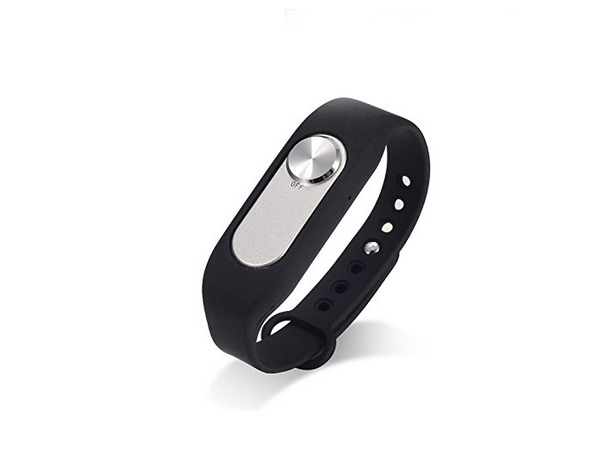 8GB Detachable Silicone Smart Wristband Sports Watch Bracelet Voice Recorder