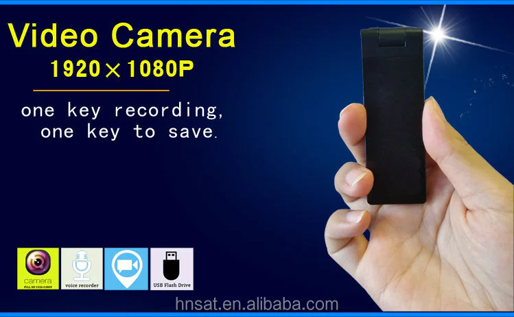 product-micro camera Minicam mini DVR Mini camera rotating camera HD19201080P with back clip-Hnsat-i-1