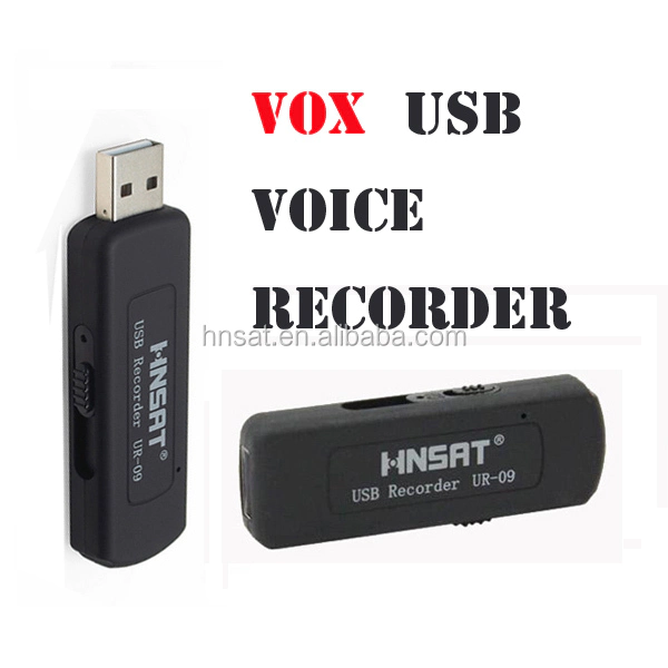 spy voice activated recording long distance mini voice recorder with USB flash drive