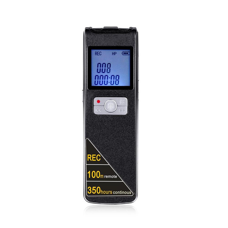 Hot Sale Professional 350Hours Wireless 100Meters Remote Audio Listening Recorder