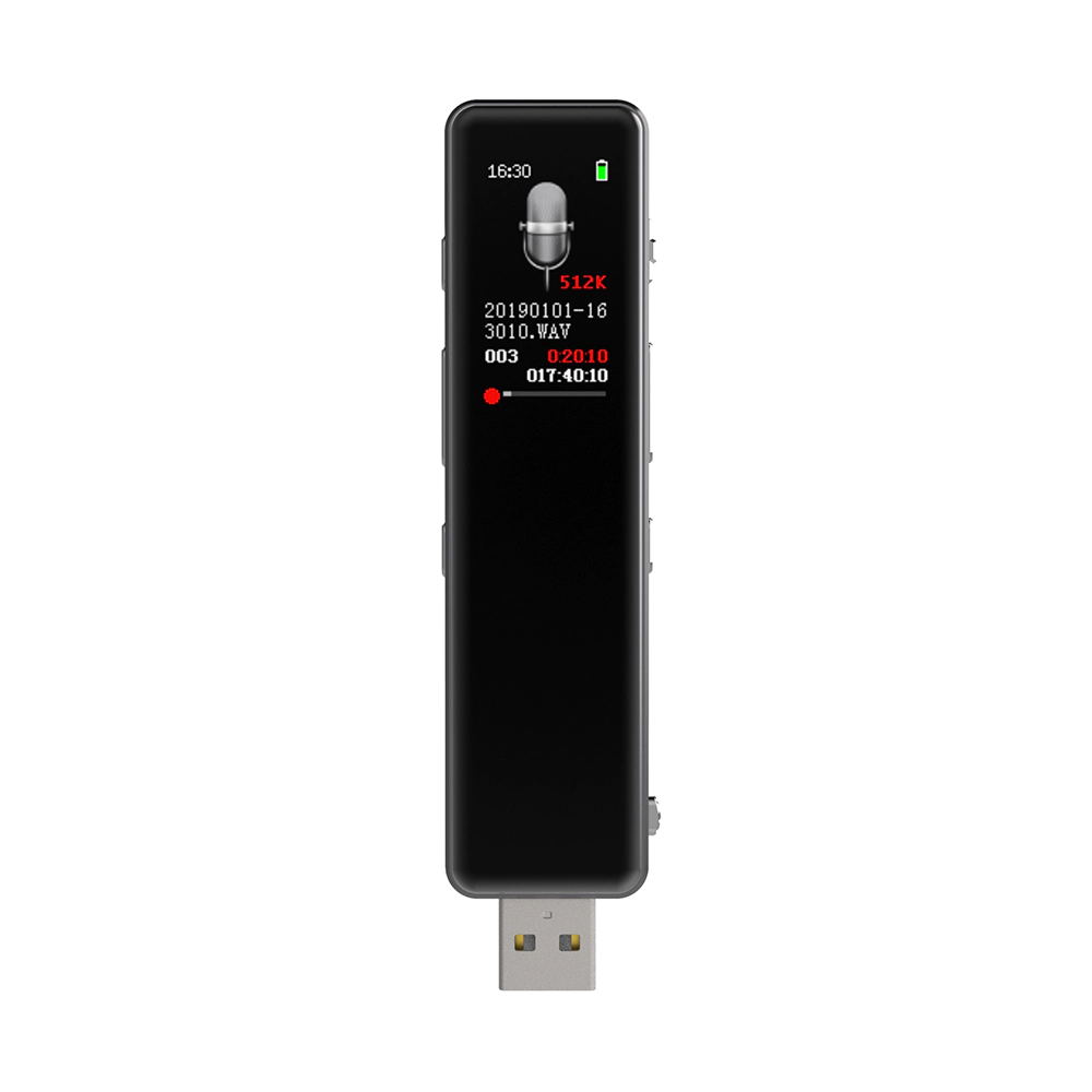 2021 Top Selling Mini Size USB Retractable Professional Digital Voice Recorder support MP3