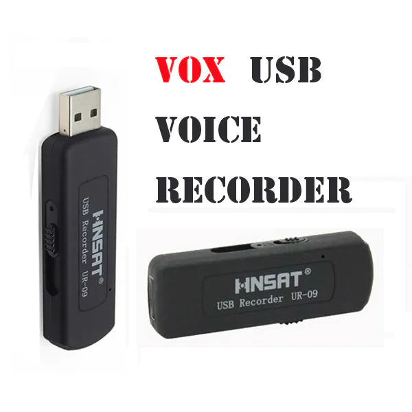 VOX usb flash drive recorder, usb stick recorder, usb dictaphone