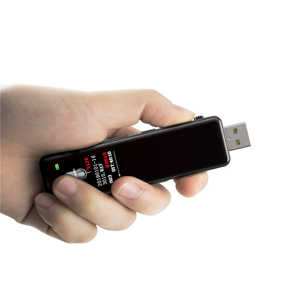 2021 new USB retractable professional digital voice recorder HNSAT DVR-828