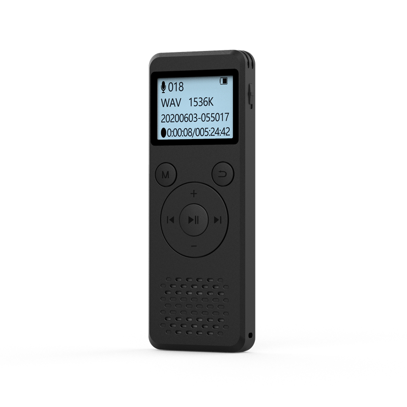 product-8GB Portable HD Digital Voice Recorder with MP3 Player, Built-in Microphone, Rechargeable B-1