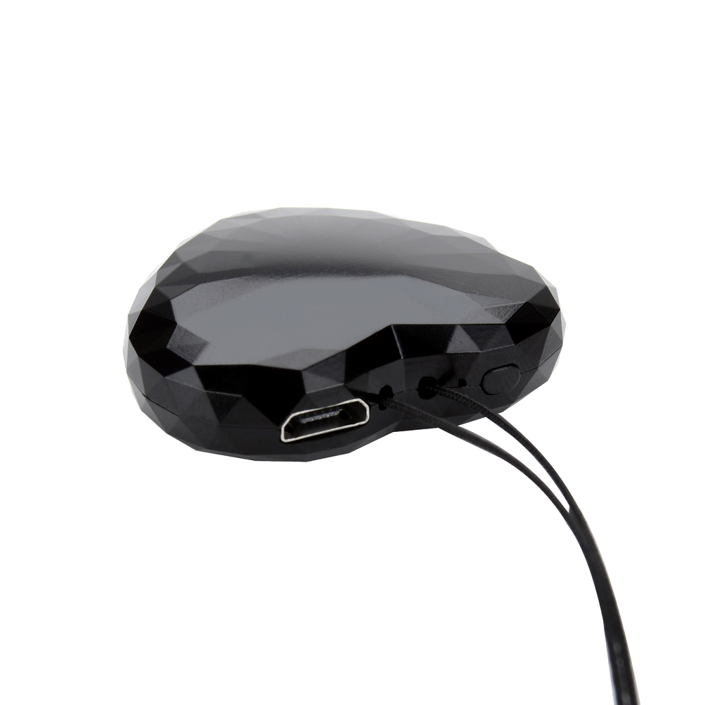 8GB Mini Spy Necklace Pendant Heart Shape Voice Recorder Hnsat WR-02
