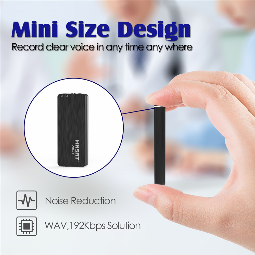 spy mini voice recorder with MP3 playing