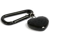 product-Hnsat-Heart shape key chain mini digital audio recorder with sensitive microphone have MP3 p