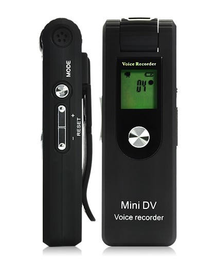 Belt Clip Mini DV Player Voice Recorder DVR-156 With Rotatable Camera