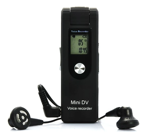 product-Belt Clip Mini DV Player Voice Recorder DVR-156 With Rotatable Camera-Hnsat-img-1