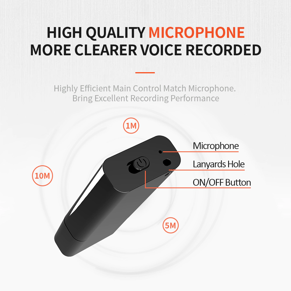 High Quality Microphone More Clearer Voice Recorded