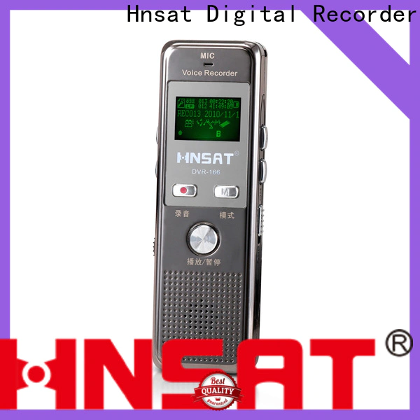 Hnsat digital audio recorder mp3 factory for record