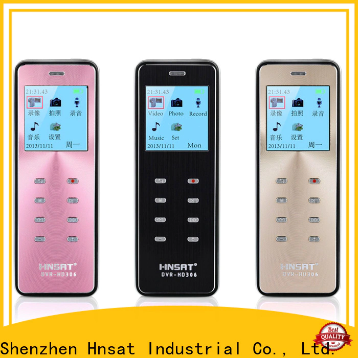 Hnsat mini spy recorder factory for protect loved ones or assets