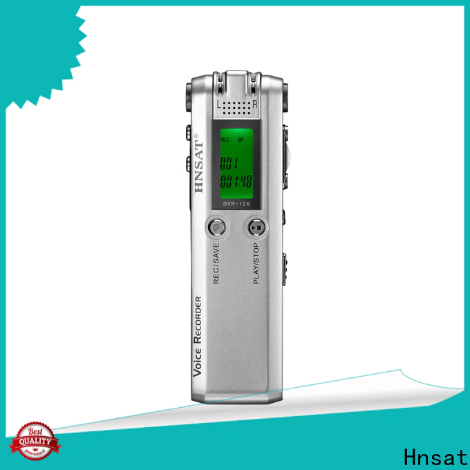 Hnsat High-quality best mp3 voice recorder Supply for voice recording