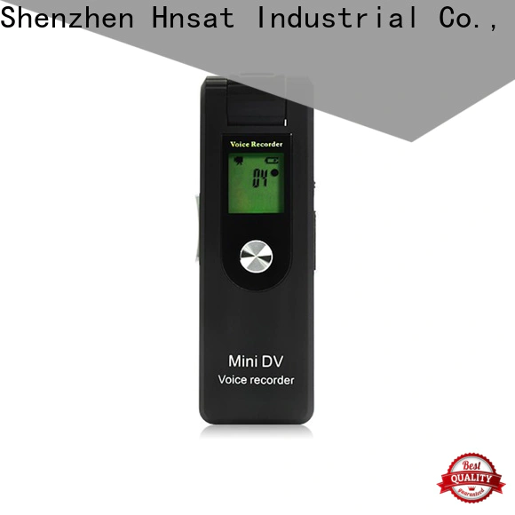 Hnsat New audio video spy camera factory For recording video and sound