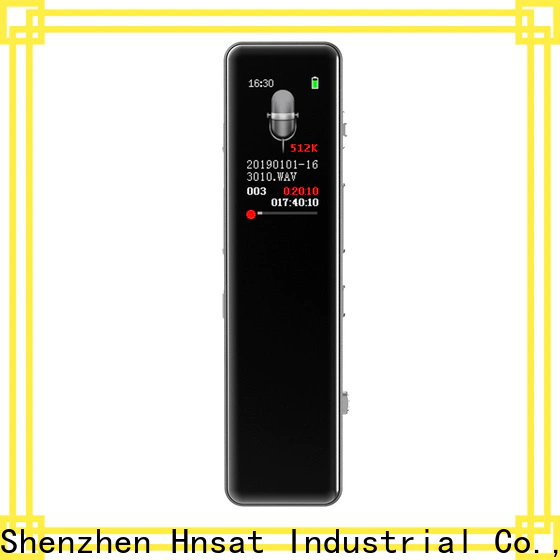 Hnsat Custom high quality sound recording device portable company for voice recording